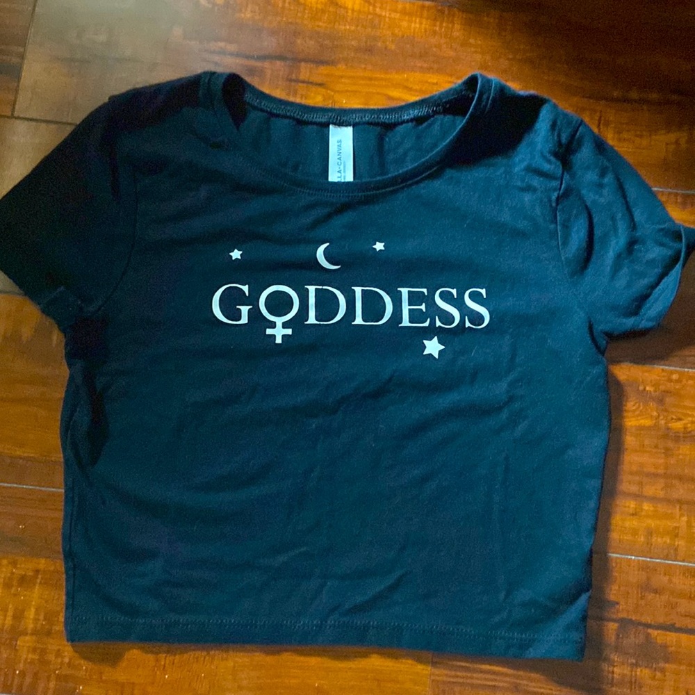 Bella Canvas Goddess crop tee
